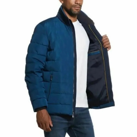 WEATHERPROOF Men’s Ultra Luxe Water Resistant Puffer Jacket Blue Sphere XXL EUC - Picture 11 of 11